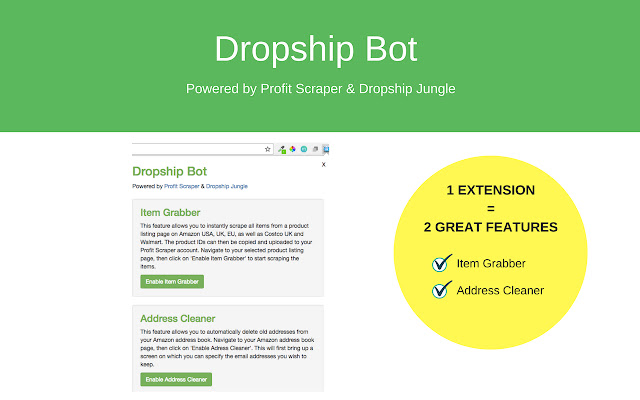 Dropship Bot chrome谷歌浏览器插件_扩展第1张截图