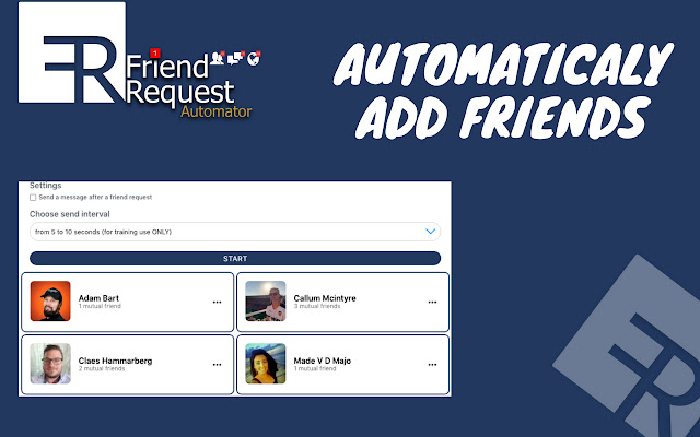 Friend Request Automator - For Facebook chrome谷歌浏览器插件_扩展第1张截图