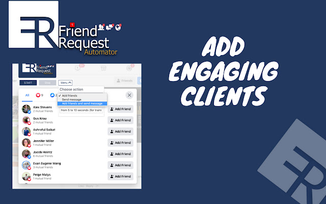 Friend Request Automator - For Facebook chrome谷歌浏览器插件_扩展第2张截图