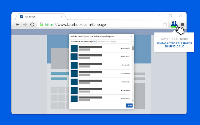Facebook FanPage(Invita a todos) chrome谷歌浏览器插件_扩展第3张截图