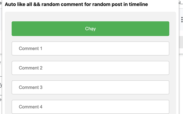 AUTO LIKE & CMT POST IN TIMELINE chrome谷歌浏览器插件_扩展第5张截图