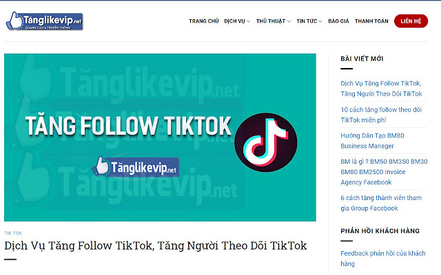 Tăng Follow Theo Dõi TikTok chrome谷歌浏览器插件_扩展第2张截图