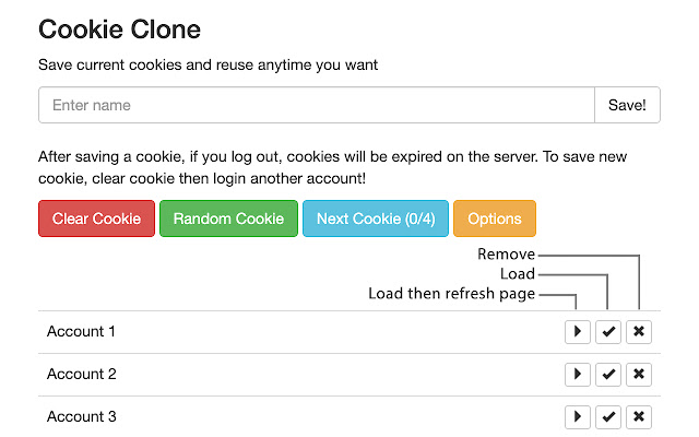 Cookie Clone chrome谷歌浏览器插件_扩展第1张截图