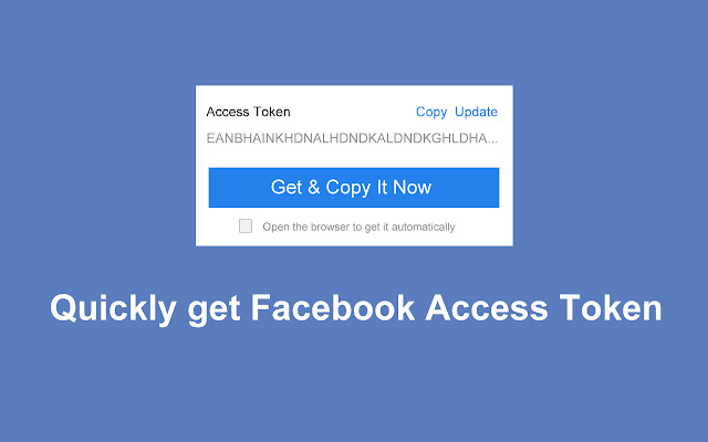 Facebook Access Token chrome谷歌浏览器插件_扩展第1张截图