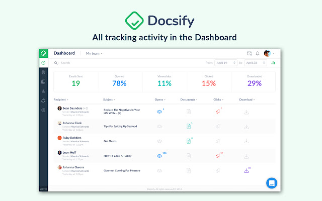 Docsify: Free Email Tracker chrome谷歌浏览器插件_扩展第4张截图