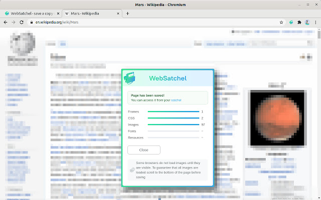WebSatchel - Your personal web archive! chrome谷歌浏览器插件_扩展第4张截图