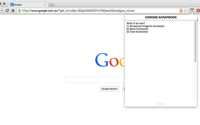 Chrome Scrapbook chrome谷歌浏览器插件_扩展第1张截图
