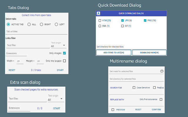 Simple mass downloader chrome谷歌浏览器插件_扩展第2张截图