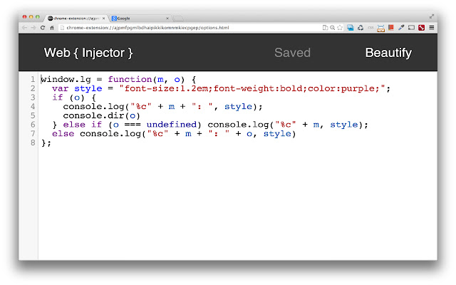 Web Injector chrome谷歌浏览器插件_扩展第1张截图