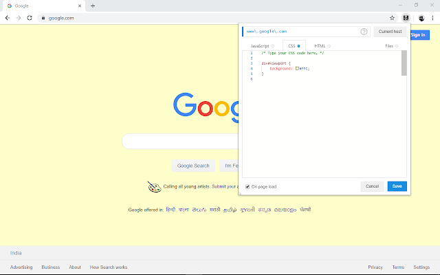Code Injector chrome谷歌浏览器插件_扩展第1张截图