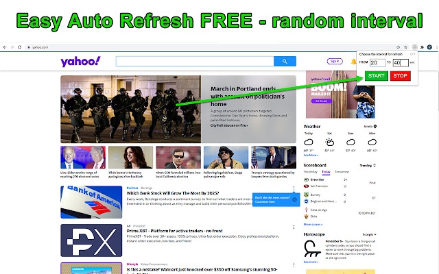 Easy Auto Refresh FREE - random interval chrome谷歌浏览器插件_扩展第2张截图