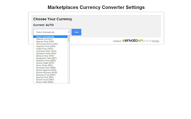 Marketplaces Currency Converter chrome谷歌浏览器插件_扩展第3张截图