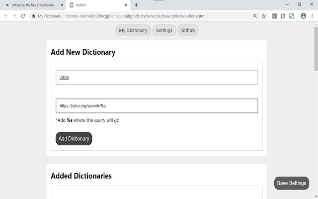 My Dictionary chrome谷歌浏览器插件_扩展第2张截图