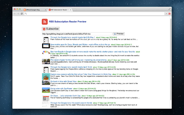 RSS Subscription Extension, Reader chrome谷歌浏览器插件_扩展第3张截图