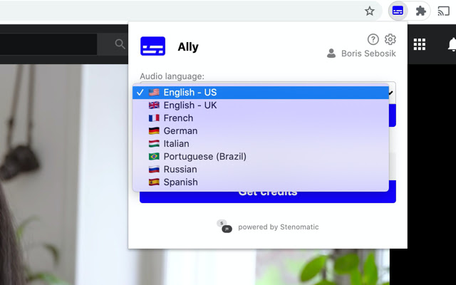 Ally: Subtitles Anywhere chrome谷歌浏览器插件_扩展第4张截图