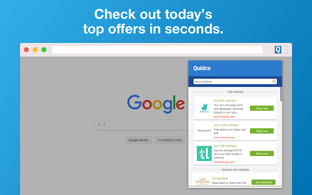 Quidco Cashback Reminder chrome谷歌浏览器插件_扩展第5张截图
