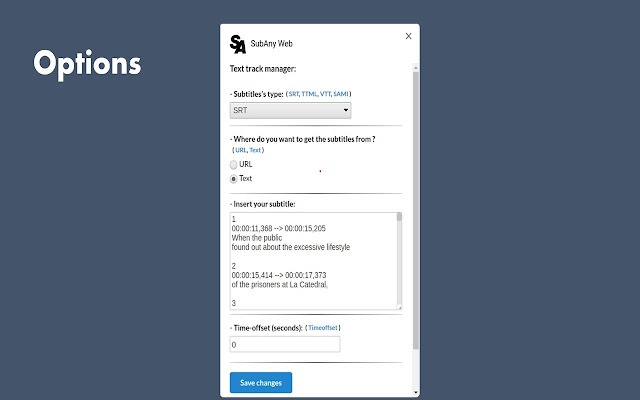 SubAny Web chrome谷歌浏览器插件_扩展第2张截图