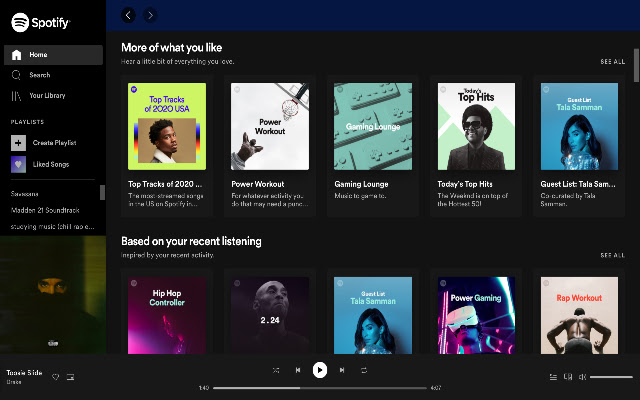 Spotify Enhancer Ninja chrome谷歌浏览器插件_扩展第1张截图