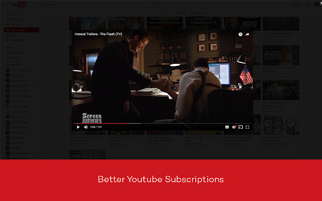Better Youtube Subscriptions chrome谷歌浏览器插件_扩展第1张截图