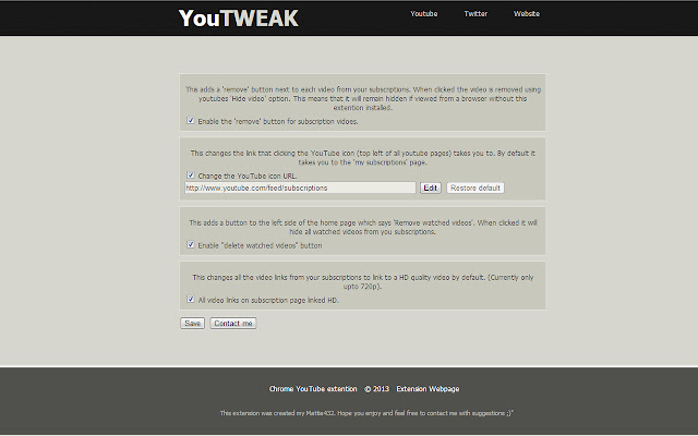 YouTweak for YouTube™ - Subscription Manager chrome谷歌浏览器插件_扩展第3张截图