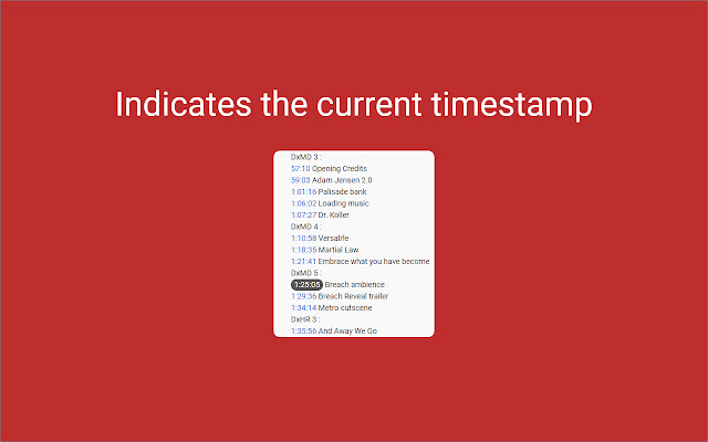 YouTube Timestamps chrome谷歌浏览器插件_扩展第3张截图