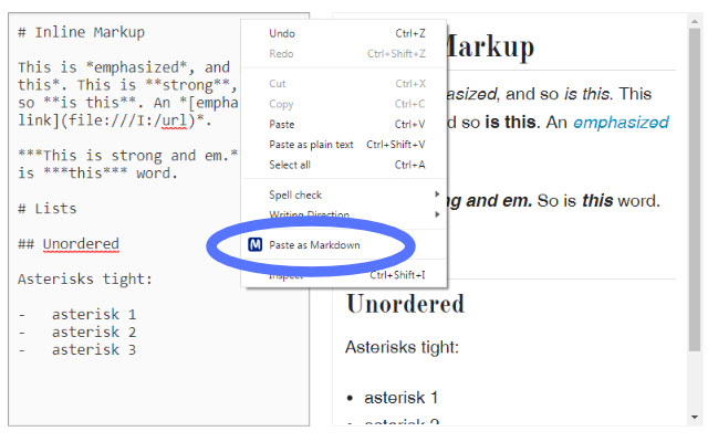 Paste as Markdown chrome谷歌浏览器插件_扩展第1张截图