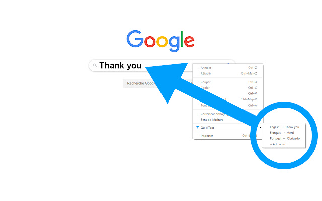 QuickText chrome谷歌浏览器插件_扩展第2张截图