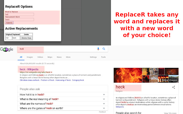 ReplaceR chrome谷歌浏览器插件_扩展第1张截图
