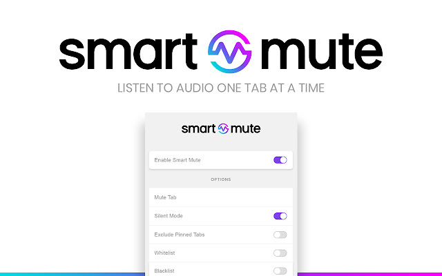 Smart Mute chrome谷歌浏览器插件_扩展第1张截图