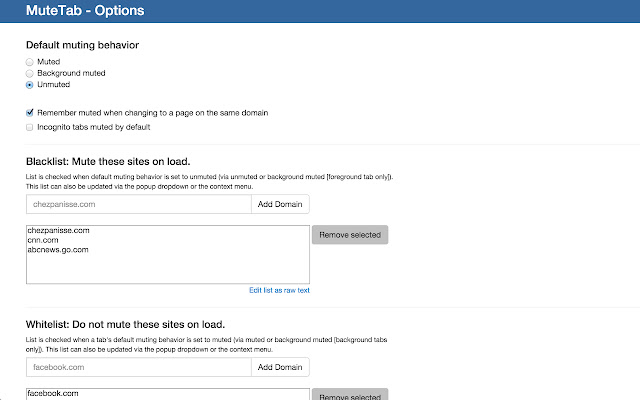 MuteTab chrome谷歌浏览器插件_扩展第3张截图