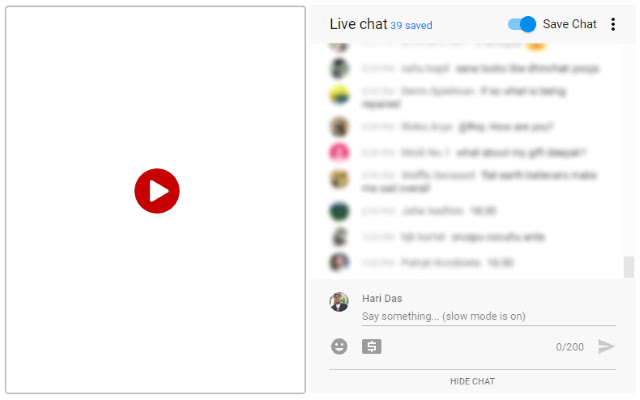 Save Live Streaming Chats for YouTube™ chrome谷歌浏览器插件_扩展第1张截图