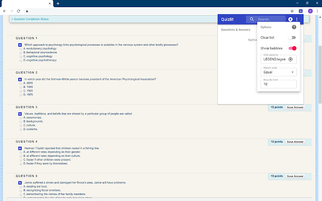 Quizlit - Rapidly Search Quizlet chrome谷歌浏览器插件_扩展第5张截图