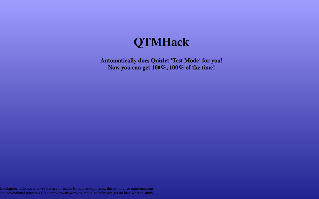 QTMHack chrome谷歌浏览器插件_扩展第1张截图