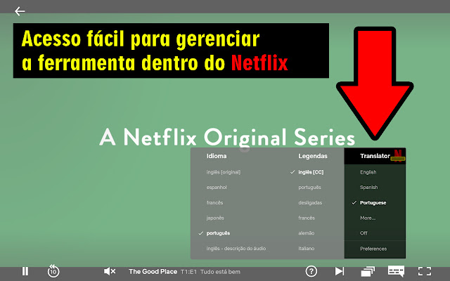 Practice Flix - Aprenda idiomas com o netflix chrome谷歌浏览器插件_扩展第2张截图