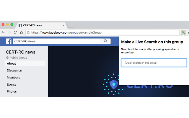Live Search for Facebook Groups chrome谷歌浏览器插件_扩展第1张截图