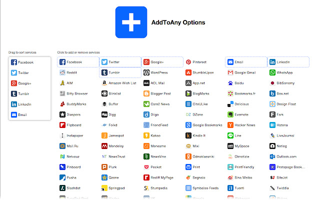 AddToAny: Share Anywhere chrome谷歌浏览器插件_扩展第5张截图