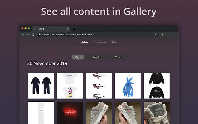 Instant - Instagram™ and TikTok™ Downloader chrome谷歌浏览器插件_扩展第2张截图