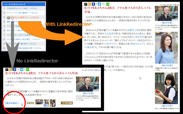 LinkRedirector chrome谷歌浏览器插件_扩展第1张截图