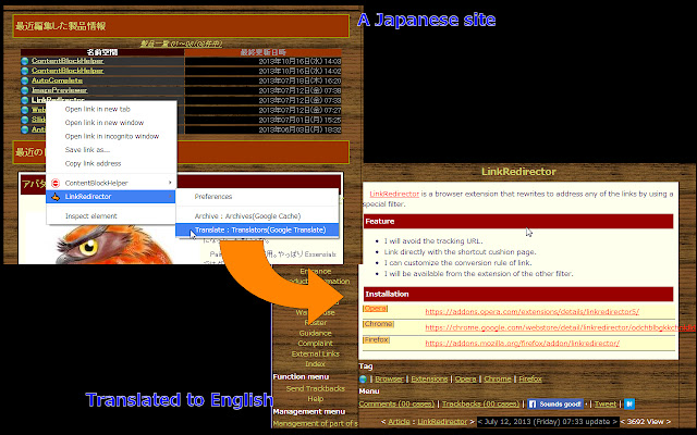 LinkRedirector chrome谷歌浏览器插件_扩展第2张截图