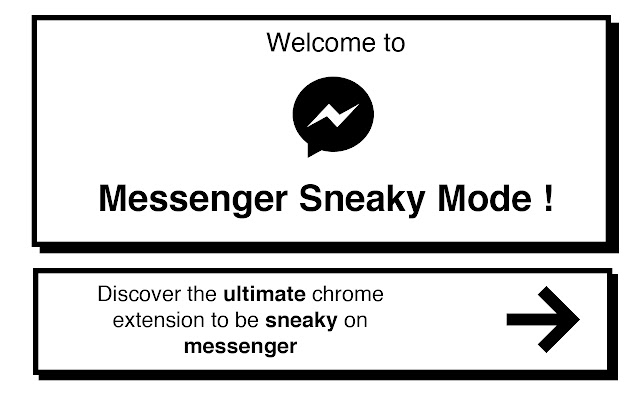 Messenger Sneaky Mode - Hide what needs to be chrome谷歌浏览器插件_扩展第1张截图