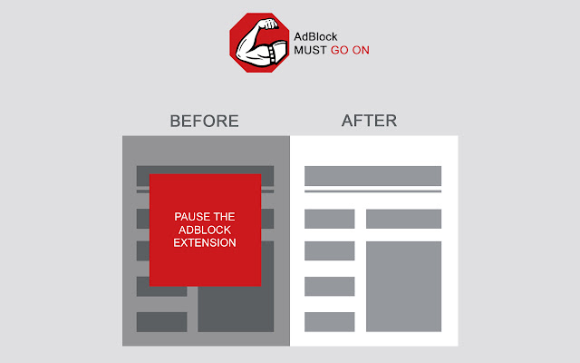 Adblock Must Go On chrome谷歌浏览器插件_扩展第1张截图