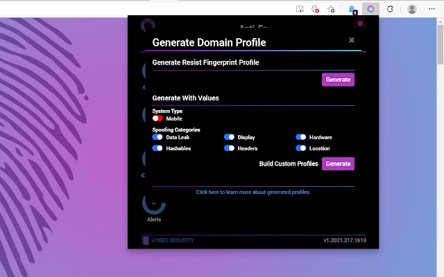 CyDec Security Anti-Fp chrome谷歌浏览器插件_扩展第4张截图