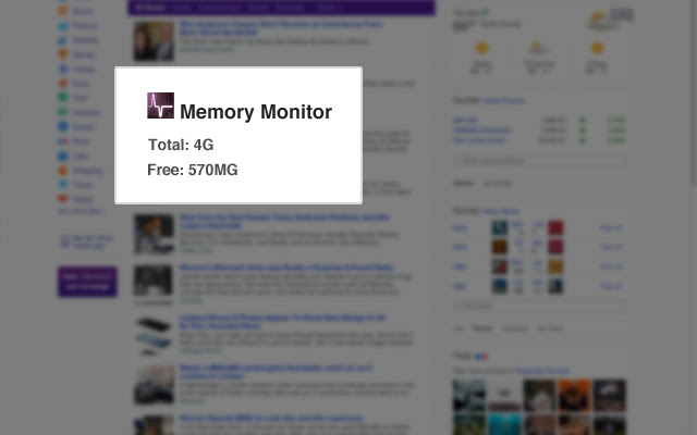 Memory Monitor chrome谷歌浏览器插件_扩展第1张截图