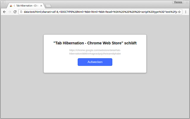 Tab Hibernation chrome谷歌浏览器插件_扩展第1张截图