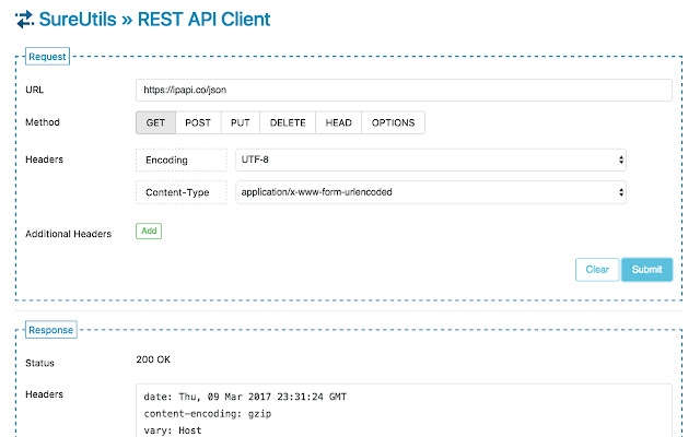 SureUtils » REST API Client chrome谷歌浏览器插件_扩展第1张截图