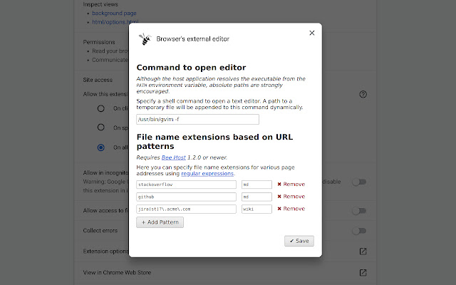 Browser's external editor chrome谷歌浏览器插件_扩展第1张截图