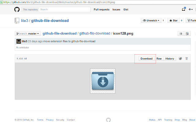 Github file download chrome谷歌浏览器插件_扩展第3张截图
