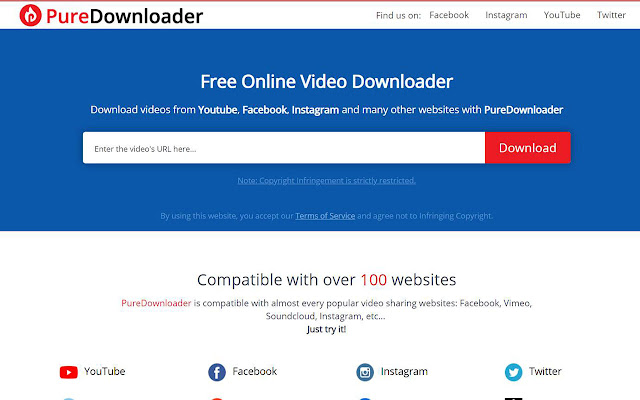 PureDownloader for Chrome chrome谷歌浏览器插件_扩展第1张截图