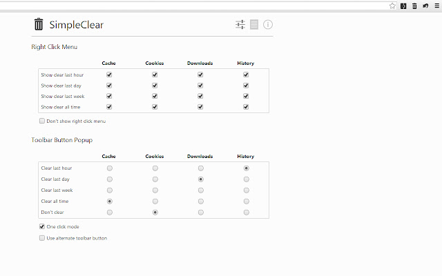 SimpleClear chrome谷歌浏览器插件_扩展第3张截图