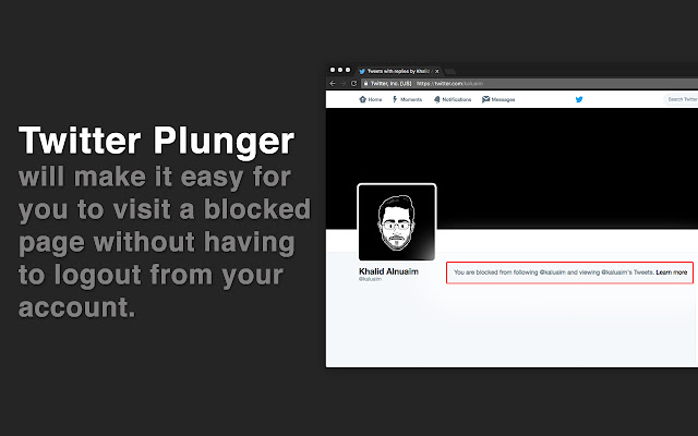 Twitter Plunger chrome谷歌浏览器插件_扩展第1张截图